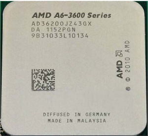 AMD A6-Series A6-3620 CPU Processor- AD3620OJZ43GX