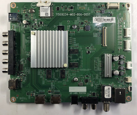 Vizo D43-F1 4K LED TV 715G9234-M02-B00-005T Main Board- XICB02K0100