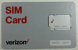 Verizon Wireless SIM Cards- BULK2FF-HD-GT-A- 100 Pack