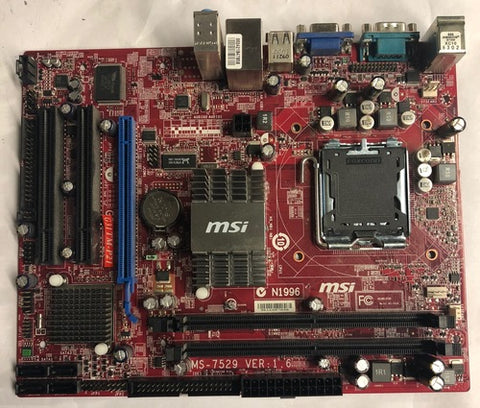 MSI MS-7529 Desktop Micro ATX Motherboard- G31TM-P21