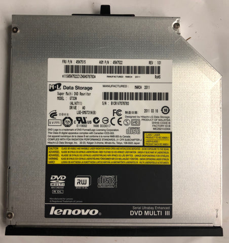 Lenovo ThinkPad T510 Laptop GT33N Super Multi DVD Rewriter- 45N7515
