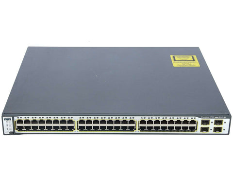 Cisco Catalyst 3750 Series 48-Port PoE Managed Switch- WS-C3750-48PS-S