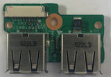 HP Compaq Presario CQ61 Laptop DA00P6TB6E0 Dual USB Port Board- 340P6UB0000
