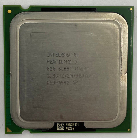 Intel Pentium D 820 Desktop CPU Processor- SL88T