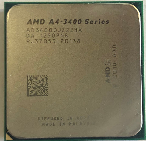 AMD A4-Series A4-3400 Desktop CPU Processor- AD3400OJZ22HX