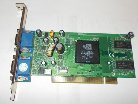 Jaton 128MB 64-Bit DDR 228-PCI Twin Video Card- 82228M/V1