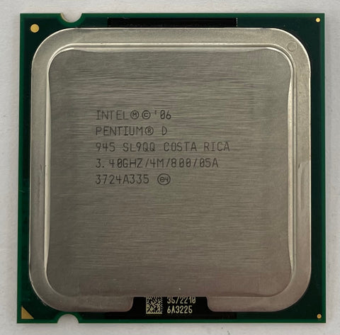 Intel Pentium D 945 Desktop CPU Processor- SL9QQ
