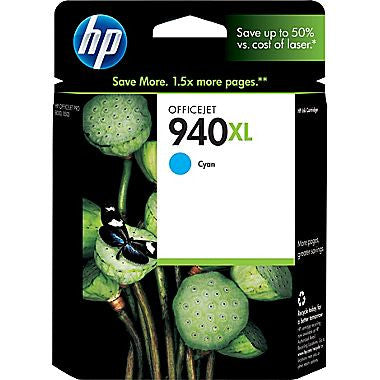 HP 940XL Cyan High Capacity Ink Cartridge- C4907AN