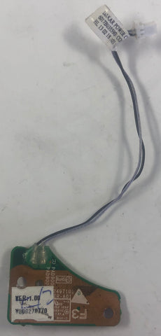 Toshiba Satellite C855D Laptop 6017B0355901 Power Button Board- V000270770