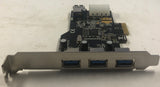 Syba Server 4-Port USB 3.0 Add-On Card- SD-PEX20080