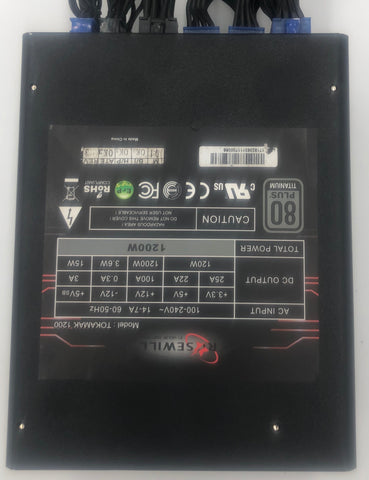 Rosewill TOKAMAK 1200 1200W Desktop Power Supply