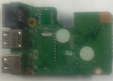 HP Pavilion 17-G Laptop DAX21ATB6D0 Card Reader & USB Port Board- 33X21UB0000