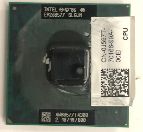 Intel Pentium T4300 Laptop CPU Processor- SLGJM