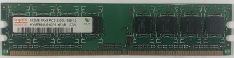 Hynix HYMP564U64CP8-Y5 512MB DDR2 Desktop RAM Memory