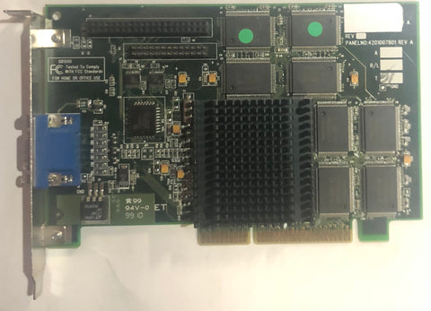 Ensoniq 3DFX 3D Banshee 9940 16MB AGP Graphics Card- 4001046701