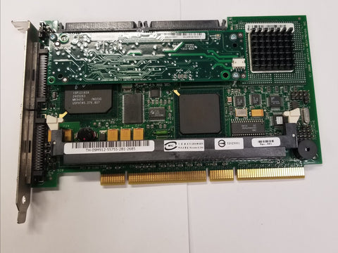 Dell Perc-3 PCI DC2 128MB LVD SCSI Raid Adapter- 9M912