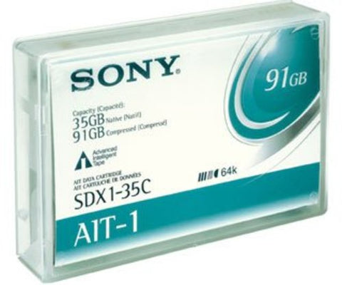 Sony AIT-1 35/91GB 230m Tape Media Data Cartridge- SDX1-35C