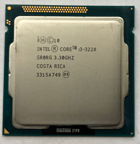 Intel Core i3-3220 Desktop CPU Processor- SR0RG
