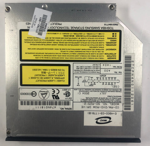 HP Compaq NX9030 Laptop SD-R2512 CD-RW/DVD-ROM Drive- 371782-001