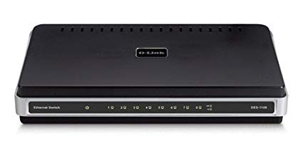 D-Link DES-1108 8-Port Unmanaged Ethernet Switch