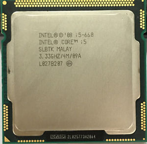 Intel Core i5-660 Desktop CPU Processor- SLBTK