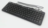 HP Galeras Wired USB Slim Keyboard (Black)- 801526-001