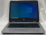 HP ProBook 640 G2 Laptop- 256GB SSD, 8GB RAM, Intel i5 CPU, Windows 10 Pro