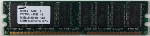 Samsung M368L6423FTN-CB3 512MB DDR Desktop RAM Memory