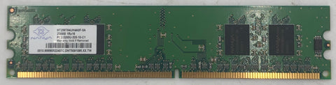 Nanya NT256T64UH4A0F-5A 256MB DDR2 Desktop RAM Memory