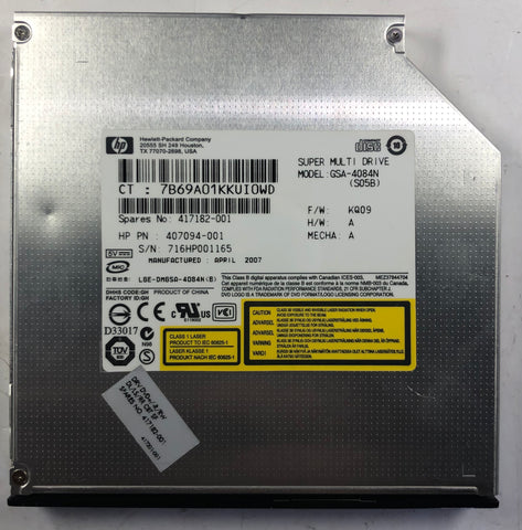 HP Compaq dc7700 Desktop GSA-4084N Super Multi Drive- 417182-001