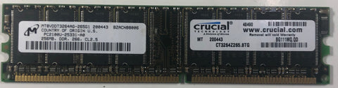 Micron MT8VDDT3264AG-265G1 256MB DDR Desktop RAM Memory