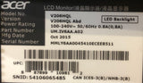 Acer V206HQL 19.5" LED Backlit Monitor