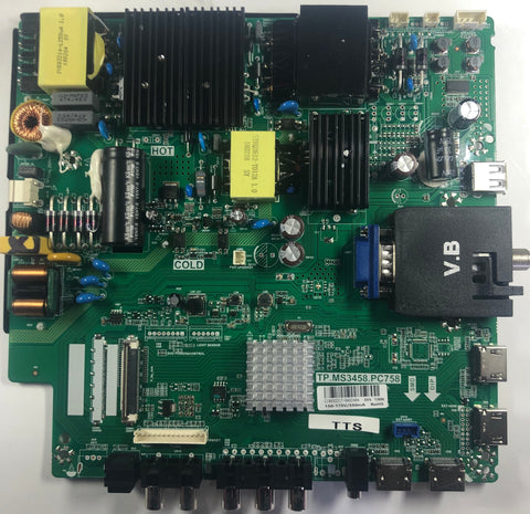 Sceptre U550CV-UMR 4K LED TV TP.MS3458.PC758 Main Board- C18032217