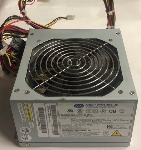 SPI Power Supply ATX-350PN 350W Desktop Power Supply- 9PX3504609