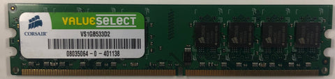 Corsair VS1GB533D2 1GB DDR2 Desktop RAM Memory