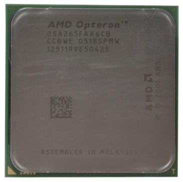 AMD Dual-Core Opteron 265 Server CPU Processor- OSA265FAA6CB