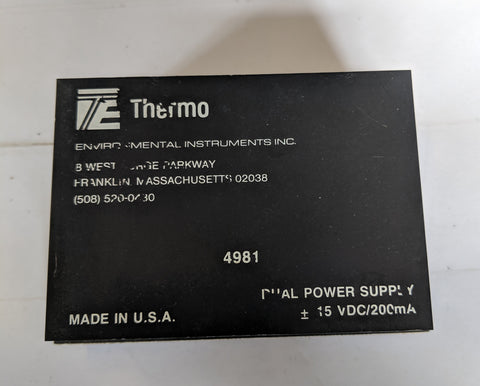 Thermo Environmental Instruments Dual Power Supply 4981