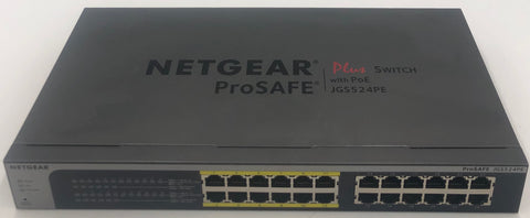 Netgear ProSafe Plus JGS524PE 24-Port Gigabit Switch with PoE
