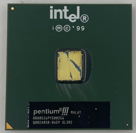 Intel Pentium III 500E Desktop CPU Processor- SL3R2