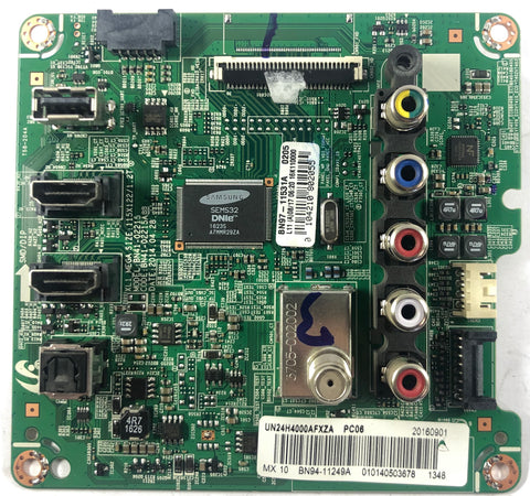 Samsung UN24H4000AFXZA LED TV BN41-92215 Main Board- BN94-11249A