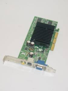 HP NVIDIA AGP VGA MX440-8X 64MB Graphics Video Display Card Board-5187-3705