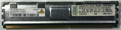 Qimonda HYS72T256420HFD-3S-A 2GB DDR2 Server RAM Memory