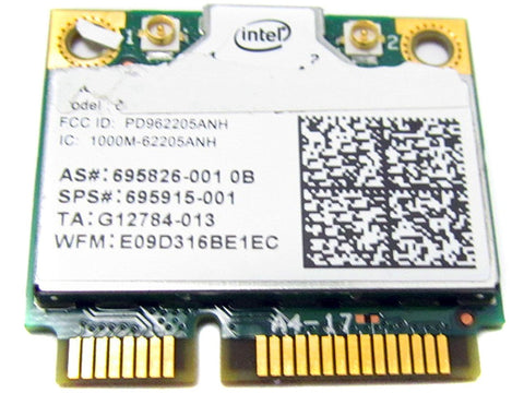 Intel 62205ANHMW Half Mini Wireless Card- 695915-001