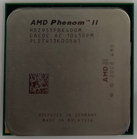 AMD Phenom II X4 955 Black Edition Desktop CPU Processor- HDZ955FBK4DGM