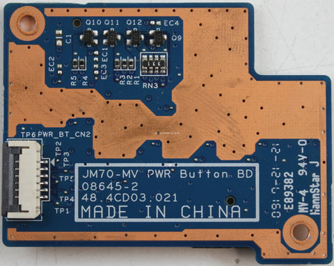 Acer Aspire 7535 Laptop Power Button Board- 48.4CD03.021