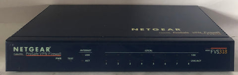 Netgear ProSafe 8-Port VPN Firewall Switch- FVS318