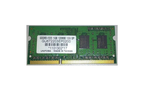 Unifosa GU672203EP0200 1GB DDR3 Laptop RAM Memory
