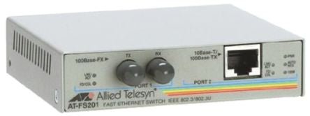 Allied Telesyn 2-Port Fast Ethernet Media Converting Switch- AT-FS201