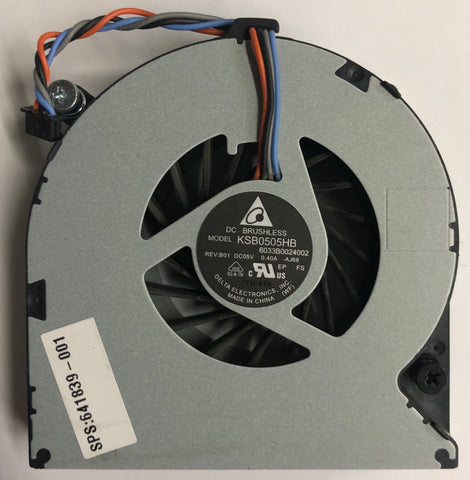 HP EliteBook 8460p Laptop 6033B0024002 Cooling Fan- 641839-001