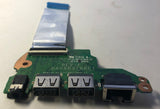 HP ProBook 450 G3 Laptop Dual USB/ Audio Board- DA0X63TB6F1